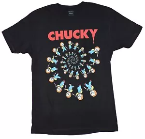 Child's Play Mens T-Shirt - Spiral of Scary Chucky - Picture 1 of 1