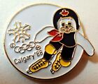 Figure Skat'g Mascot 1988 Calgary Canada Olympic Games Pin / 2022 Beijing Trader