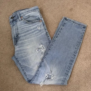 American Eagle Jeans Men 30x30 Blue AirFlex + Slim Distressed Denim - Picture 1 of 17