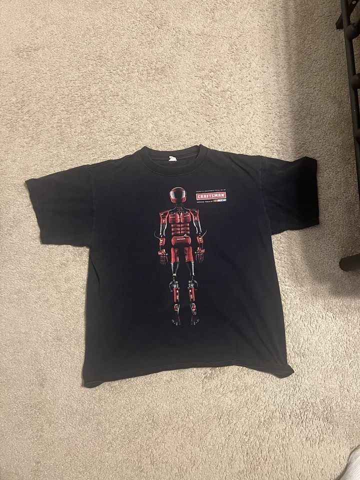 Camisa masculina vintage Craftsman NASCAR - Imagem 1 de 3