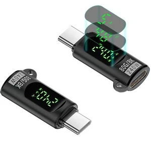 USB C Adapter 2er Pack mit Smart Display für High For Power Voltage Control - Bild 1 von 15