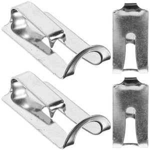 4 Pezzi Morsetto Movimento Vinile Stabilizzatore Supporto Record Adattatore Lettore Clip - Foto 1 di 12