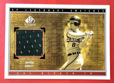 2002 SP Legendary Cuts *Legendary Swatches ~ Cal Ripken Jr. #S-CRj ~ Orioles - Image 1 of 4