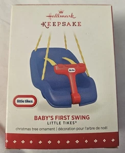 Hallmark Baby's First Swing Ornament - Blue ~ Little Tikes ~ - Picture 1 of 5