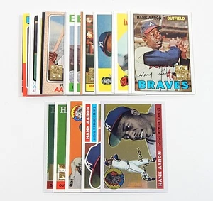 Lotto di (25) ristampe Topps & Chrome Hank Aaron 1999 e 2000 - Foto 1 di 4