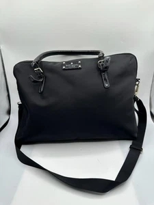 Kate Spade New York Black Nylon Laptop Tote Bag Padded Laptop Sleeve - Picture 1 of 11