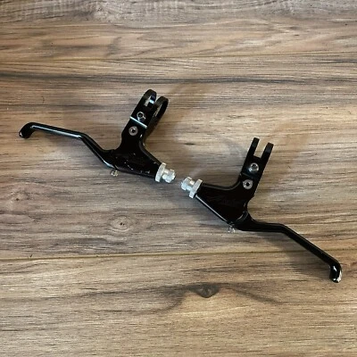 Raro Vintage Avid Speed Dial Ultimate CNC Cantilever Alavancas de Freio Preto 128g - Imagem 1 de 4