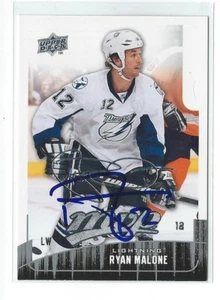 Ryan Malone Signed 2009/10 Upper Deck MVP Card #35 - Picture 1 of 1