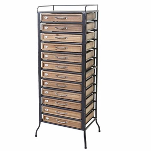 Apotheker-Schrank MCW-A43, Tanne Holz massiv Vintage Shabby-Look 129x55x38cm - Bild 1 von 6