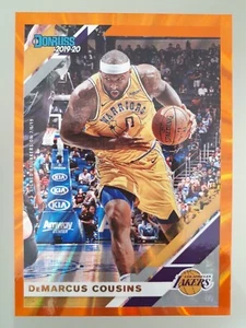 2019-20 Panini Donruss Holo Orange Laser DeMarcus Cousins #65 LA Lakers B - Bild 1 von 2