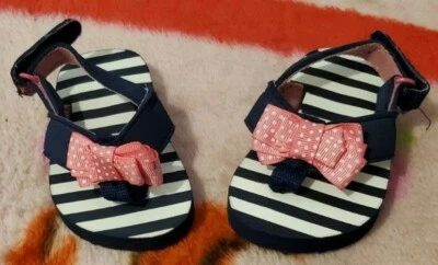 Niñas Zapatos de Playa Sandalias Talla 2 Niños Chanclas Sandalia Zapatos Azul Rosa Foto 1 de 3