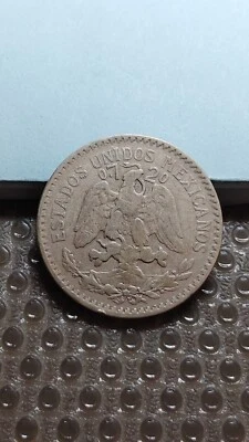 1920 M Mexico Silver 50 Centavos VF                                         Y614 - Image 1 of 2