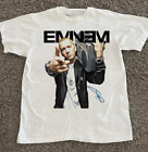 Eminem Tour Concert Tee White Unisex T-Shirt All Size