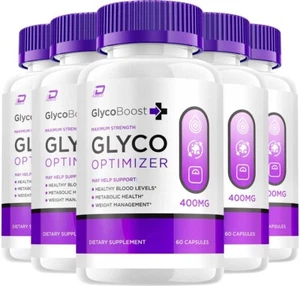(5 Pack) Glyco Boost Blood Support Capsules – Glyco Optimizer Pills Max Strength - Picture 1 of 7