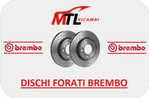 KIT 2 DISCHI FORATI POSTERIORI FIAT 500/595 ABARTH DAL 2009 AL 2018 - Bild 1 von 1