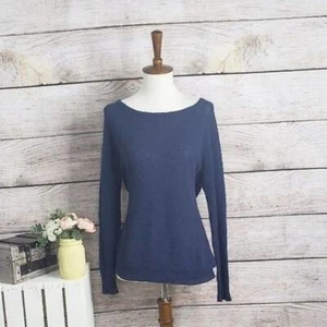 Steven Alan strukturierter Popcorn marineblauer Pullover Small - Bild 1 von 2