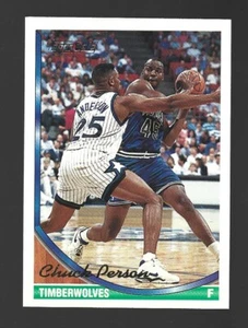 1993-94 Topps GOLD INSERT #345 Chuck Person Minnesota Timberwolves Basketball - Bild 1 von 1