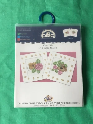 DMC  SNATCH CARD CROSS STITCH KIT   K4438. - Image 1 of 2