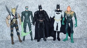Lote de 5 figuras Green Lantern DC Multiverse Dark Knight Arkham BATMAN 3,75" - Imagen 1 de 5