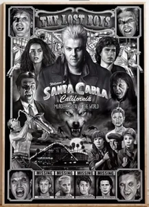 The Lost Boys Poster, Santa Carla Wall Art, Cult Film Decor 1 - Picture 1 of 4