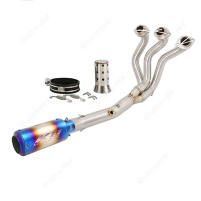 MT-09 2014-2020 for Yamaha XSR900 Complete Exhaust System Header Pipe Muffler - Image 1 of 4