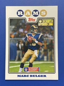 2008 Topps Kickoff Football Silver Base Card #124 Mark BULGER #/1349 - Picture 1 of 2