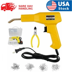 Cucitrice a caldo gialla 110V plastica riparazione paraurti auto saldatura saldatrice kit pistola - Foto 1 di 8