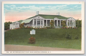 Postkarte Vintage Mt. McGregor Colf Club in Saratoga Springs, New York. - Bild 1 von 2