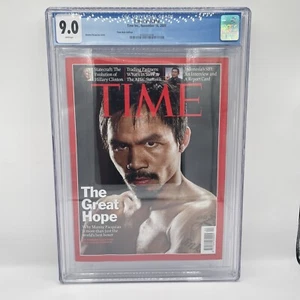 Manny Pacquiao CGC 9.0 Time Magazine November 16 2009 Asia Newsstand Boxing - Picture 1 of 7