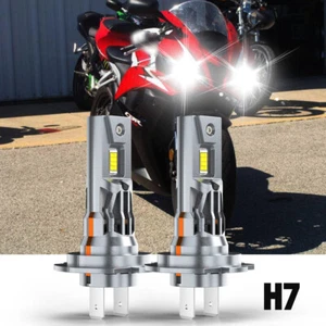 Super White LED headlight bulbs for Honda motorcycle CBR600RR ABS 2009-2023 - Picture 1 of 13