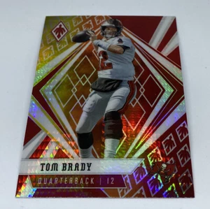 TOM BRADY 2020 PANINI PHOENIX FIRE BURST FANATICS EXCLUSIVE PRIZM REFRACTOR - Picture 1 of 2