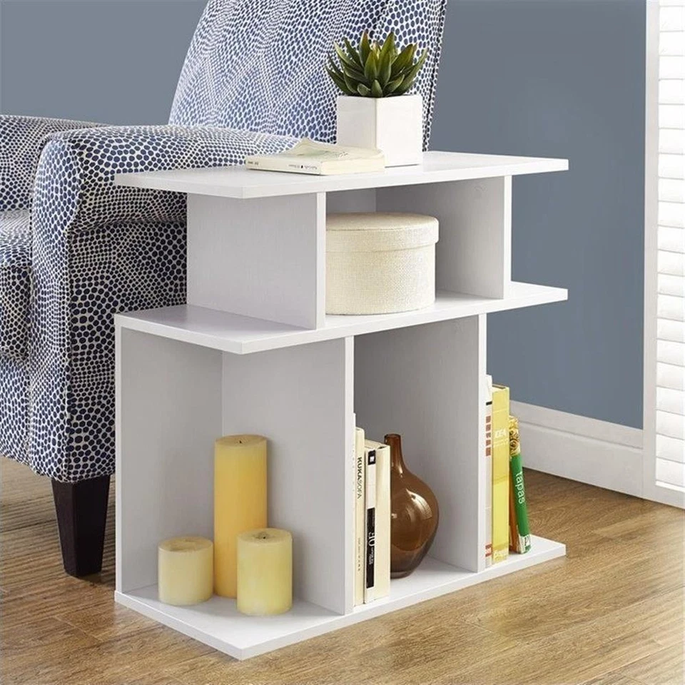 Monarch Specialties I 2475 Accent Side Table White 24h