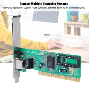 PCI One-port Realtek 8169 PCI Network Card 10/100/1000Mbps Gigabit Ethernet BST - Picture 1 of 11
