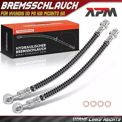 2x Bremsschlauch Bremsschläuche Vorne für Hyundai i10 PA KIA Picanto SA 1.0-1.2