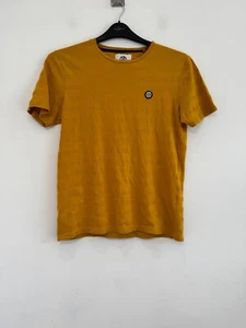 Nordam T-Shirt Men Size Small Yellow 100% Cotton Short Sleeve Textured Top - Picture 1 of 7