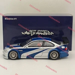 DCM 1:18 BMW M3 GTR E46 2001 Need For Speed Metal Diecast Model Car Collection - Bild 1 von 17