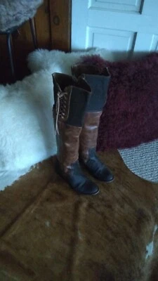 Freebird by Steven Botas Over The Knee Vintage WEST Talla 10 Marrón  Foto 1 de 4