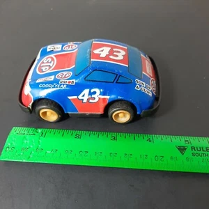 Rare Vintage Richard Petty 43 Tin Toy Push Car Friction Motor Ja-Ru Hong Kong - Picture 1 of 7