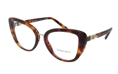 Новые очки Tiffany & Co TF 2242 8002 50-19 140 Havana черепаховая и золотая оправа - Изображение 1 из 4