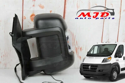 FOR DODGE RAM PROMASTER 1500 2500 3500 LEFT DRIVER SIDE POWERED DOOR MIRROR  - Image 1 of 4