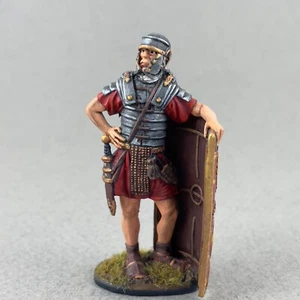 Roman Legionary 1/32, Second Legion Augusta, Tin miniature warrior, Ancient Rome - Picture 1 of 12