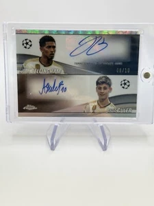 2023-24 Chrome Arda Guler Jude Bellingham #8/10 Dual Auto Refractor - Picture 1 of 2