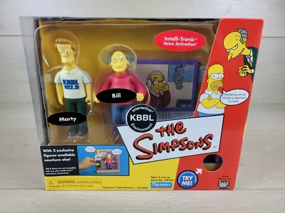 Playmates Toys Simpsons KBBL Environment con figuras de acción Marty & Bill nuevas Foto 1 de 4
