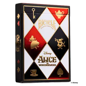 Carte da gioco ispirate a Disney Alice nel Paese delle Meraviglie in bicicletta - Foto 1 di 4