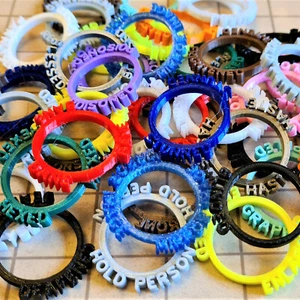 Condition Ring Markers / Trackers for Dungeons and Dragons. DND DM. Custom gift - Picture 1 of 4