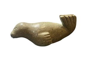 Mary Pudlat Cape Dorset Inuit Siegel Steinschnitzerei - Bild 1 von 3