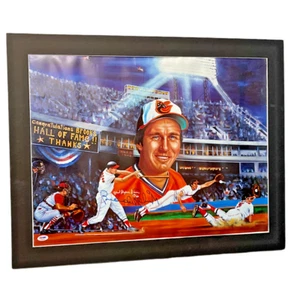 BROOKS ROBINSON HAND SIGNED AUTOGRAPHED 22X28 LITHOGRAPH MATTED PHOTO PSA/DNA - Picture 1 of 2