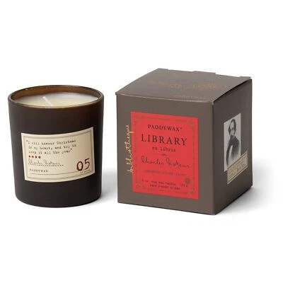 Velas perfumadas biblioteca Charles Dickens vela artesanal de lujo 6,5 onzas tange... Foto 1 de 4