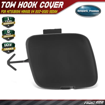 Capa suporte gancho olho reboque para para para-choque dianteiro para Mitsubishi Mirage G4 2017-2020 Sedan - Imagem 1 de 4