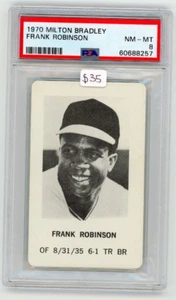 1970 Milton Bradley Frank Robinson NM-MT PSA 8 - Picture 1 of 1